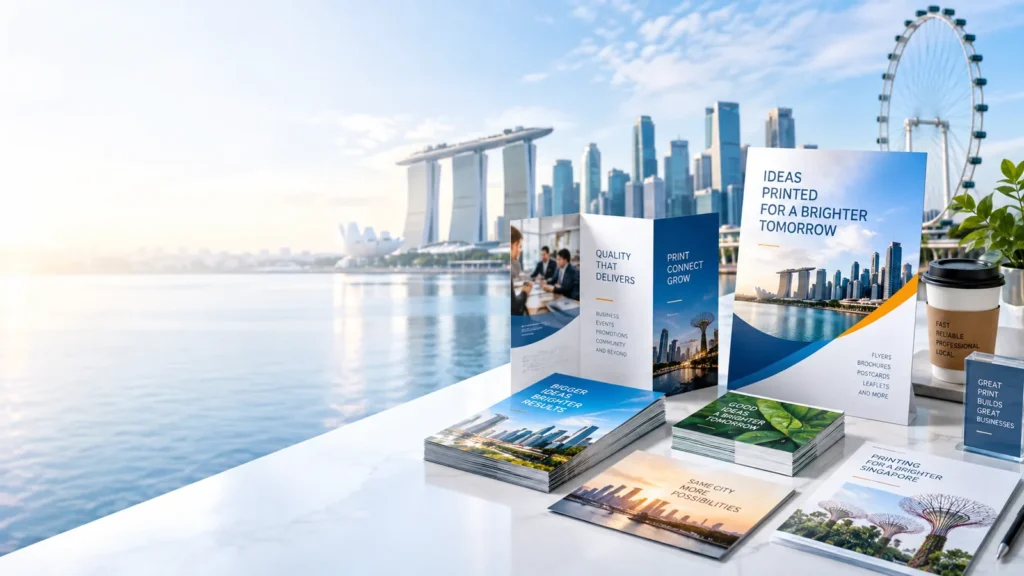 Urgent flyer printing Singapore where to print flyers fast